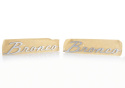 2021-25 Bronco script emblemkit - silver Ford Racing