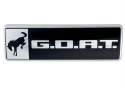 Bronco/Bronco Sport G.O.A.T. Emblem - Svart/Krom Ford Racing