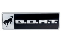 Bronco/Bronco Sport G.O.A.T. Emblem - Svart/Krom Ford Racing