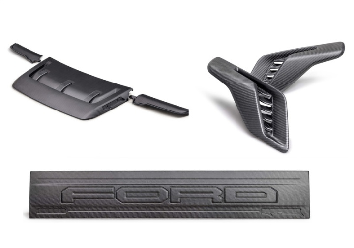2021-25 F-150 Raptor Kolfiber Exteriör Kit - Matt Ford Racing i gruppen Välj bilmodell / Ford hos DDESIGN Scandinavia AB (frpM-16600K-FM)