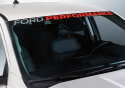 Ford Performance Ranger Vindrutestreamer - Vit/Röd Ford Racing