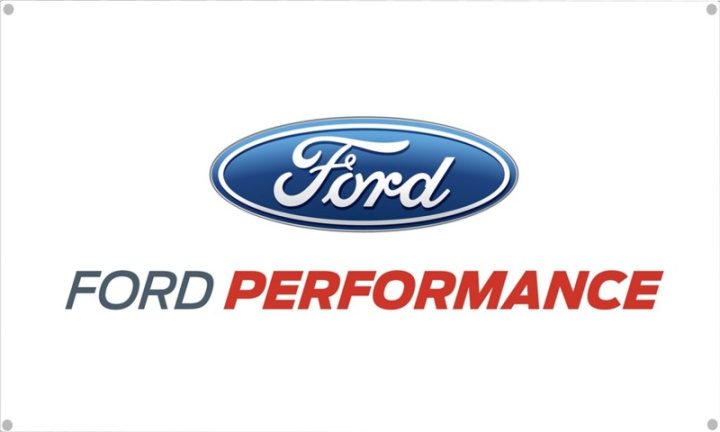 Ford Performance Banderoll 90x150cm Ford Racing i gruppen Välj bilmodell / Ford hos DDESIGN Scandinavia AB (frpM-1827-FP)