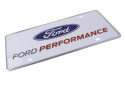 Ford Performance registreringsskylt - enkel Ford Racing
