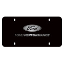 Ford Performance Svart Rostfritt Stål Nummerplåt Ford Racing
