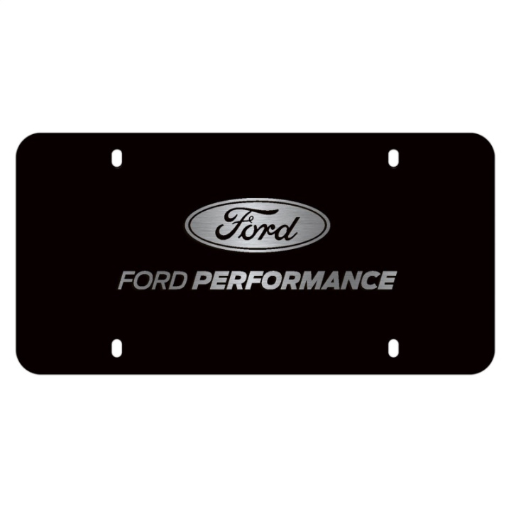 Ford Performance Svart Rostfritt Stål Nummerplåt Ford Racing i gruppen Välj bilmodell / Ford hos DDESIGN Scandinavia AB (frpM-1828-LB)