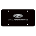 Ford Performance Svart Rostfritt Stål Nummerplåt Ford Racing