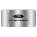 Ford Performance Borstad Rostfritt stål Registreringsskylt Ford Racing