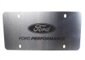Ford Performance Borstad Rostfritt stål Registreringsskylt Ford Racing