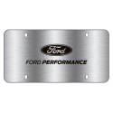 Ford Performance Borstad Rostfritt stål Registreringsskylt Ford Racing