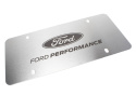 Ford Performance Borstad Rostfritt stål Registreringsskylt Ford Racing
