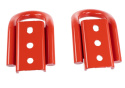 2021-25 Bronco Bakre Tow Hook (par) - Röd Ford Racing