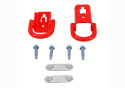 2015-25 F-150 Tow Hook (Par) - Röd Ford Racing