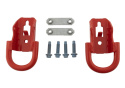 2015-25 F-150 Tow Hook (Par) - Röd Ford Racing