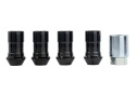 M14X1.5 Svart Låsbultar 4st Ford Racing