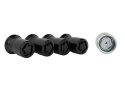 M14X1.5 Svart Låsbultar 4st Ford Racing