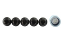 M12X1.5 Svart Säkerhetsbultskit 5-pack Ford Racing
