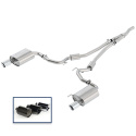 2015-23 Mustang 2.3 Sport Avgassystem - Kromade Utblås Ford Racing