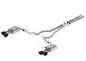 2024-25 Mustang 5.0L Extreme Avgassystem Aktivt med Diffuser - Svart Ford Racing