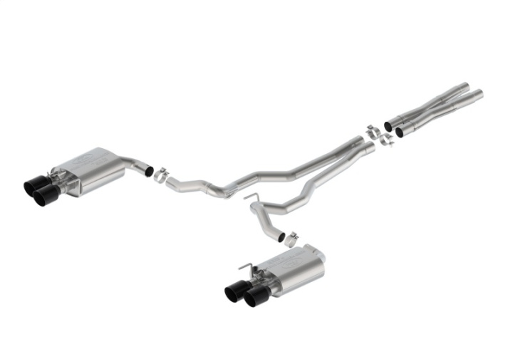 2024-25 Mustang 5.0L Extreme Aktivt Catback Avgassystem - Svart Ford Racing i gruppen Välj bilmodell / Ford hos DDESIGN Scandinavia AB (frpM-5200-M5EB)