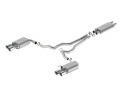 2024-25 Mustang 5.0L Touring Avgassystem med GT-ventil - Krom Ford Racing