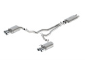 2024-25 Mustang 5.0L Touring Avgassystem med GT-ventil - Krom Ford Racing
