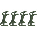 Scj Pushrod Guide Plate Set (4) Passar 1 Cylinder Ford Racing