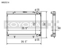 Nissan Skyline R32 / Cefiro / Laurel Aluminium Kylare Koyorad