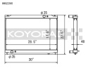 Nissan GT-R 09-19 Aluminium Kylare Koyorad