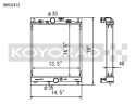 Mitsubishi Evo 7-9 01-07 (Half Size Radiator) Aluminium Kylare Koyorad