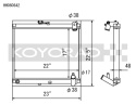 Mazda RX-7 86-88 Aluminium Kylare Koyorad