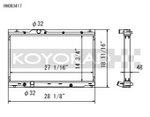 koyHH083417 Honda Civic TYPE-R FK8 17+ Aluminium Kylare Koyorad (2)