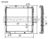 koyVH010665N Toyota 4Runner 96-02 Aluminium Kylare Koyorad (2)