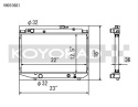 Toyota Corolla GT-S AE86 84-87 3SGE BEAMS Swap Aluminium Kylare Koyorad