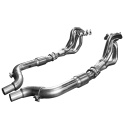 2015-2026 Mustang GT/Dark Horse  1-7/8in. Rostfritt Grenrör/GREEN Catted Conn. Kit.  Kooks Headers