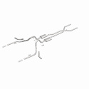 1965-1969 Chevrolet Impala Street Series Crossmember-Back Performance Exhaust System Magnaflow