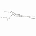 1965-1969 Chevrolet Impala Street Series Crossmember-Back Performance Exhaust System Magnaflow