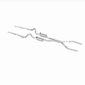 1964-1966 Ford Mustang Street Series Crossmember-Back Performance Exhaust System Magnaflow