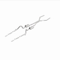 1964-1966 Ford Mustang Street Series Crossmember-Back Performance Exhaust System Magnaflow