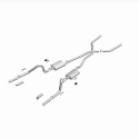 1967-1970 Ford Mustang Street Series Crossmember-Back Performance Exhaust System Magnaflow