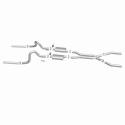 1964-1966 Ford Mustang Street Series Crossmember-Back Performance Exhaust System Magnaflow