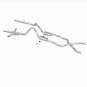 1955-1957 Chevrolet Bel Air Street Series Crossmember-Back Performance Exhaust System Magnaflow