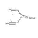 1975-1979 Chevrolet Corvette Street Series Catback Sportavgassystem Magnaflow