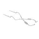 1961-1964 Chevrolet Impala Street Series Crossmember-Back Performance Exhaust System Magnaflow