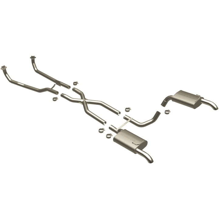 1968-1973 Chevrolet Corvette Street Series Crossmember-Back Performance Exhaust System Magnaflow i gruppen Välj bilmodell / Chevrolet hos DDESIGN Scandinavia AB (mag16842)