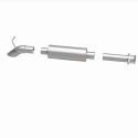 2004-2006 Jeep Wrangler Off-Road Pro Series Catback Sportavgassystem Magnaflow