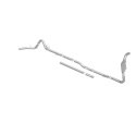 Custom Builder Pipe Series Turbo-Back Performance Exhaust System 17878 Magnaflow