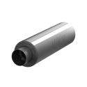 Universal 5\'\' ID In/Ut Längd 31\'\' Singel Ljuddämpare Aluminiserat stål MBRP
