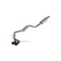 Ford Focus ST 2.0L EcoBoost 13-17 Dubbla Center Utblås T409 3\'\' Catback Sportavgassystem Svarta Utblås MBRP