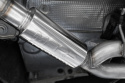 Audi S5 Coupe/S4 Sedan 18-21 T304 SS 2.5\'\' Resonatorback Sportavgassystem Quad Utblås Bak Kromade Utblås MBRP
