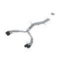 2018-2025 Audi S5 Coupe / S4 Sedan T304 SS 2.5\'\' Resonatorback Sportavgassystem Quad Utblås Bak Kolfiberutblås MBRP